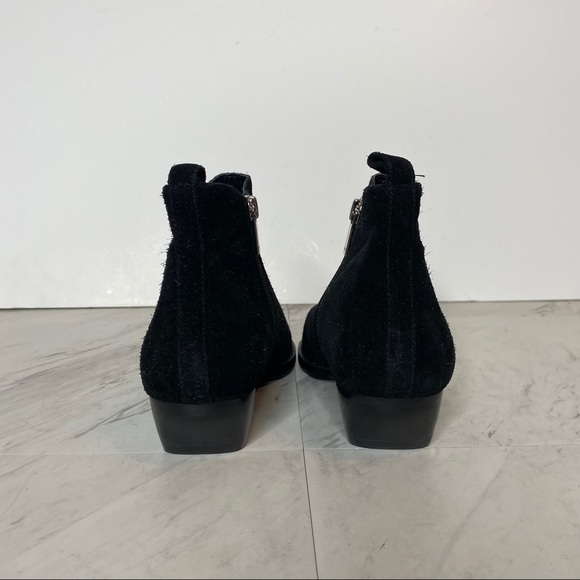 Marc Fisher Obrra Black Pointed Toe Bootie 6 1/2 - Picture 3 of 13